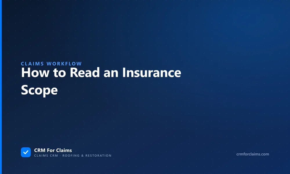 How to read an insurance scope: line items, quantities, overhead and profit, and the gaps that cost money